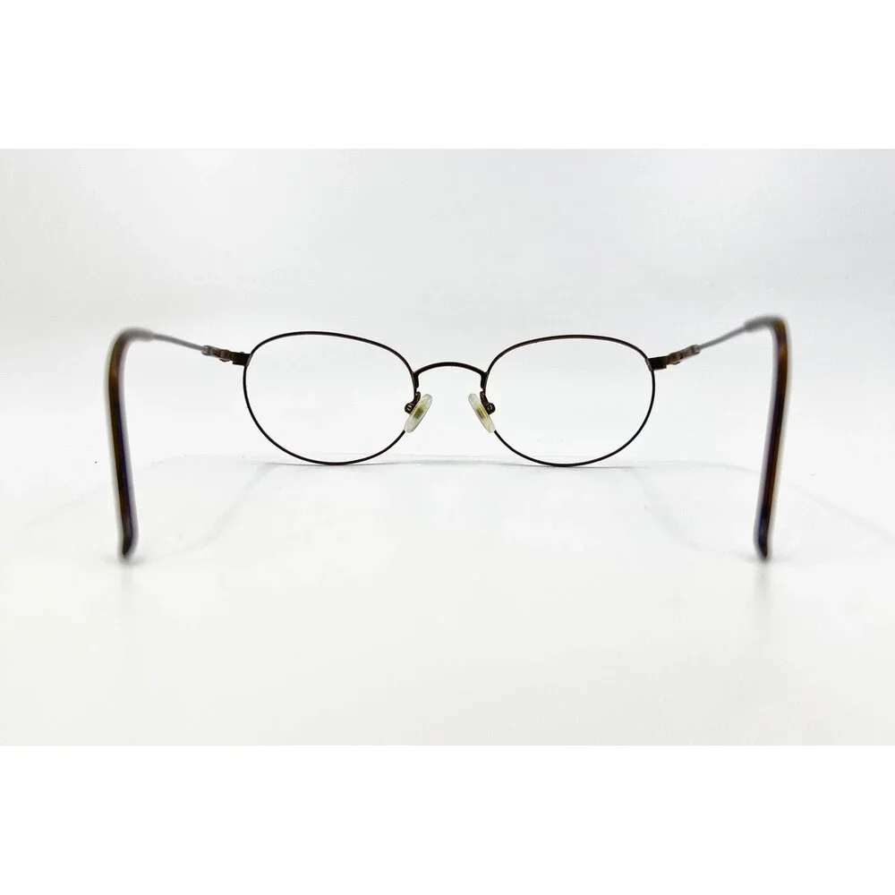 Safilo Team 3900 Eyeglasses Frames Mens Brown Oval Metal Italy 140